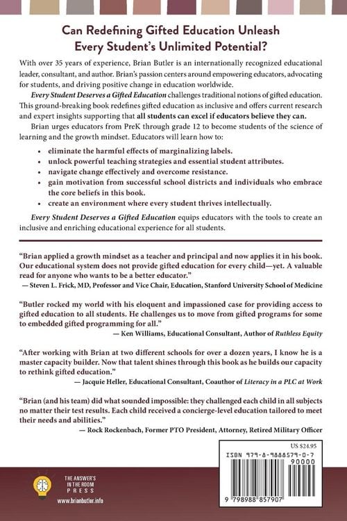 Produktbild: Every Student Deserves a Gifted Education
