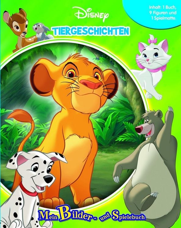 Produktbild: Disney Tiergeschichten, Spielbuch + Spielfiguren + Spielmatte