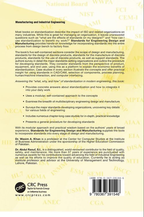Produktbild: Standards for Engineering Design and Manufacturing