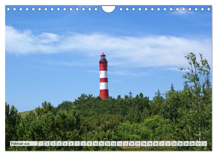 Produktbild: Amrum &ndash; Trauminsel in der Nordsee (Wandkalender 2026 DIN A4 quer), CALVENDO Monatskalender