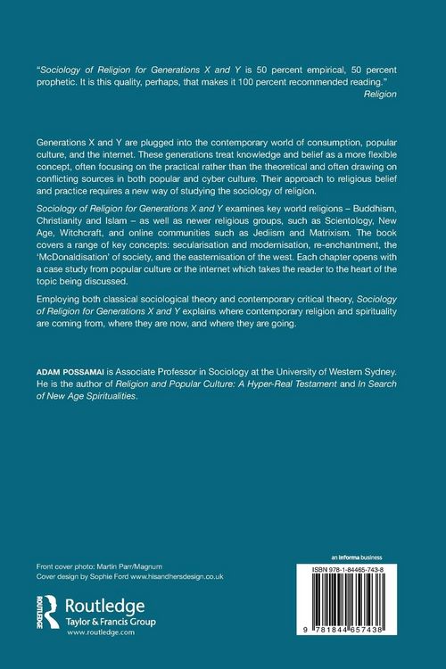 Produktbild: Sociology of Religion for Generations X and Y
