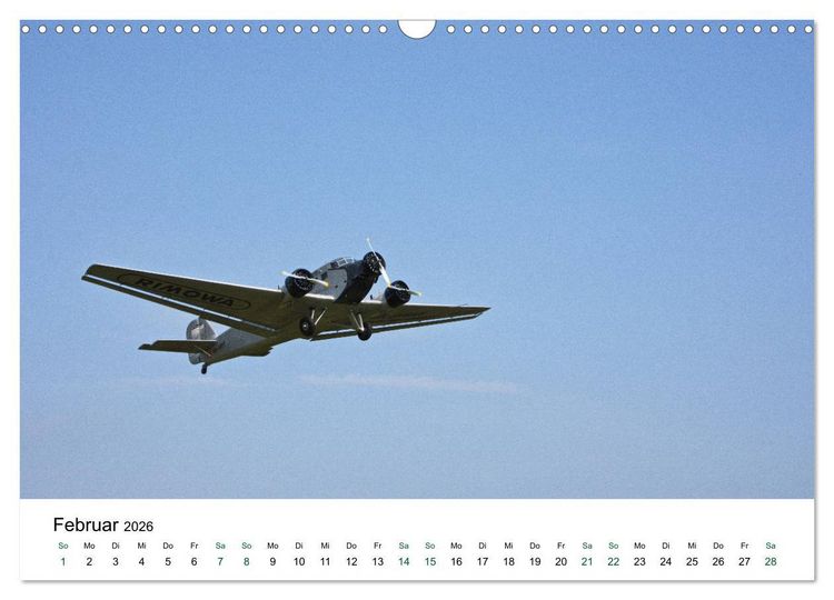 Produktbild: Junkers Ju 52 Die Legende (Wandkalender 2026 DIN A3 quer), CALVENDO Monatskalender