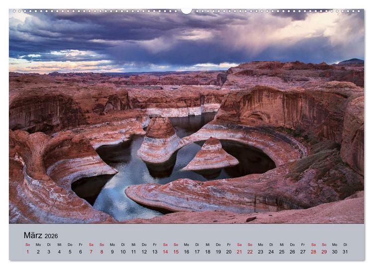 Produktbild: Magische Landschaften - Unterwegs im S&uuml;dwesten der USA (Wandkalender 2026 DIN A2 quer), CALVENDO Monatskalender