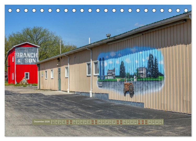 Produktbild: Michigan - Rund um Detroit (Tischkalender 2026 DIN A5 quer), CALVENDO Monatskalender
