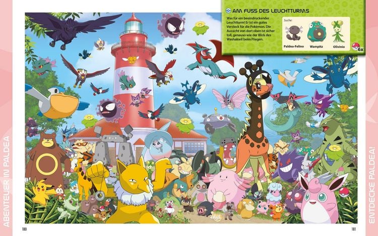 Produktbild: Pok&eacute;mon: Mein gro&szlig;es Wimmelabenteuer: Begleite Pikachu durch alle 9 Regionen