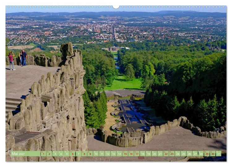 Produktbild: Bad Wilhelmsh&ouml;he Bergpark und Wasserspiele (Wandkalender 2027 DIN A2 quer), CALVENDO Monatskalender