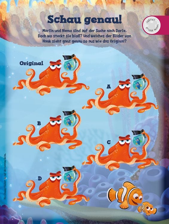 Produktbild: Disney Best of: 1001 Sticker - Stickern - R&auml;tseln - Ausmalen