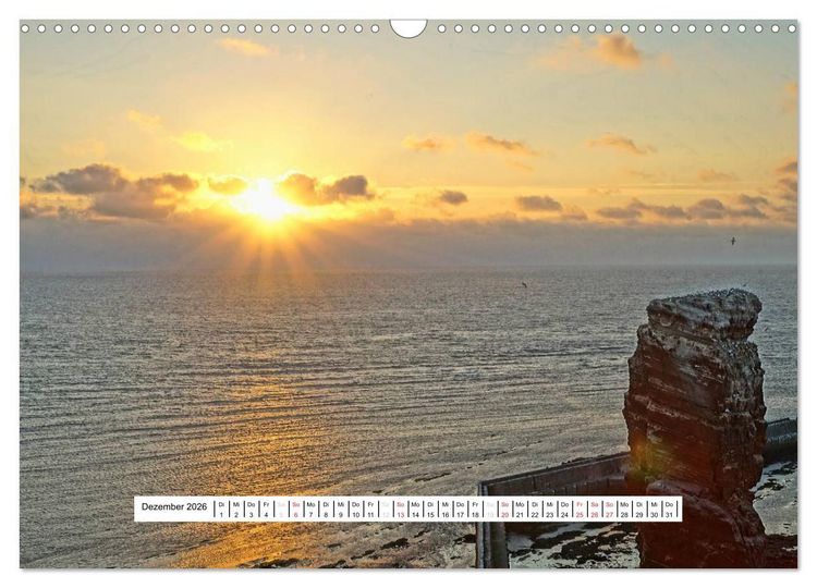 Produktbild: Hochsee-Insel Helgoland (Wandkalender 2026 DIN A3 quer), CALVENDO Monatskalender