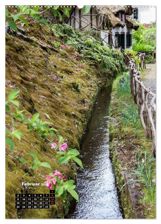 Produktbild: Levadas - Wasserwege auf Madeira (Wandkalender 2026 DIN A2 hoch), CALVENDO Monatskalender