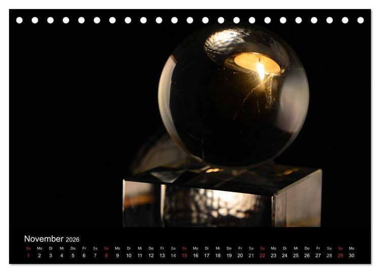 Produktbild: Licht und Glas - Neue Fotoimpressionen (Tischkalender 2026 DIN A5 quer), CALVENDO Monatskalender