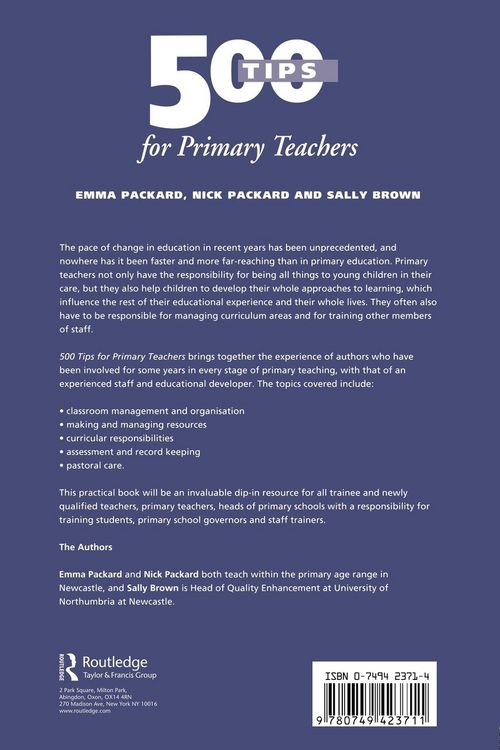 Produktbild: 500 Tips for Primary School Teachers