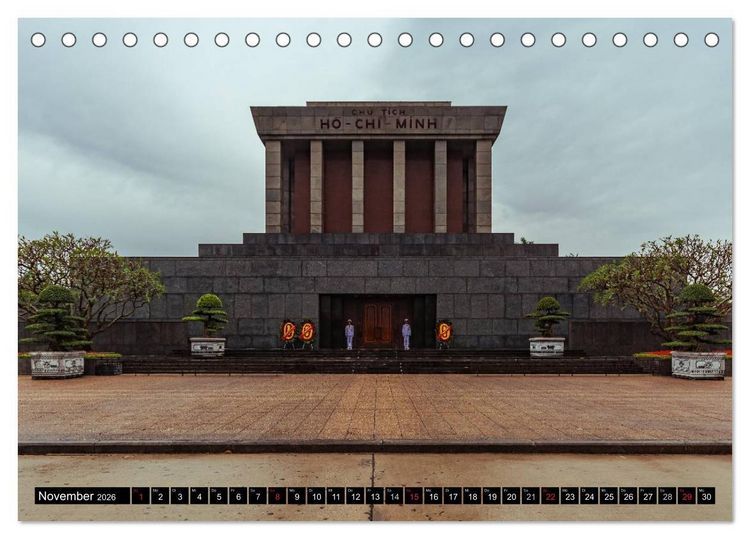 Produktbild: VIETNAM - Von Saigon nach Hanoi (Tischkalender 2026 DIN A5 quer), CALVENDO Monatskalender