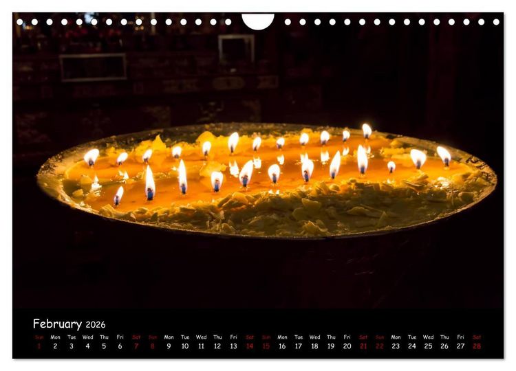 Produktbild: Tibet Land of Legends (Wall Calendar 2026 DIN A4 landscape), CALVENDO 12 Month Wall Calendar