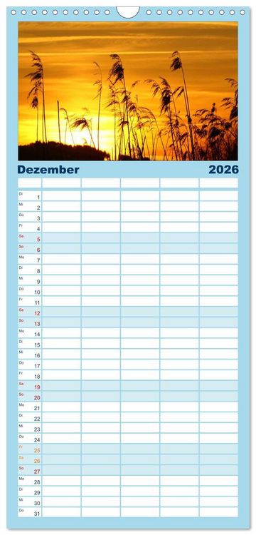 Produktbild: Familienplaner 2026 - Hopfensee - Riviera des Allg&auml;us mit 5 Spalten (Wandkalender, 21 x 45 cm) CALVENDO