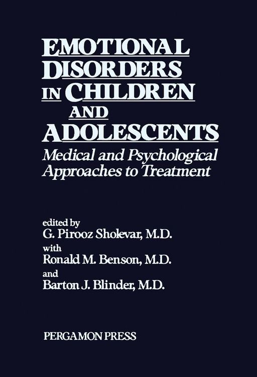 Produktbild: Emotional Disorders in Children and Adolescents