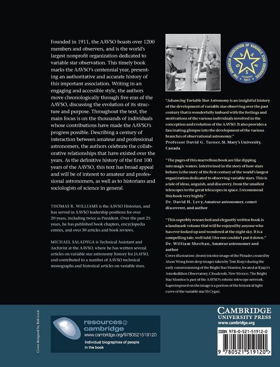 Produktbild: Advancing Variable Star Astronomy