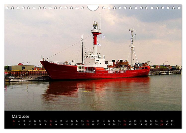 Produktbild: Borkum (Wandkalender 2026 DIN A4 quer), CALVENDO Monatskalender