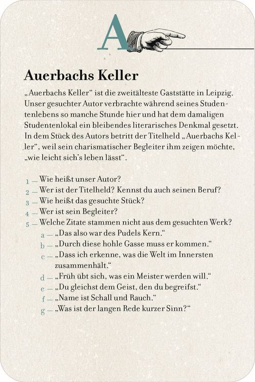 Produktbild: Moses. - Das große Literatur-Quiz von A bis Z