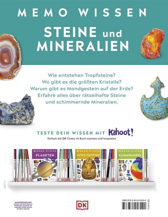 Produktbild: memo Wissen. Steine und Mineralien