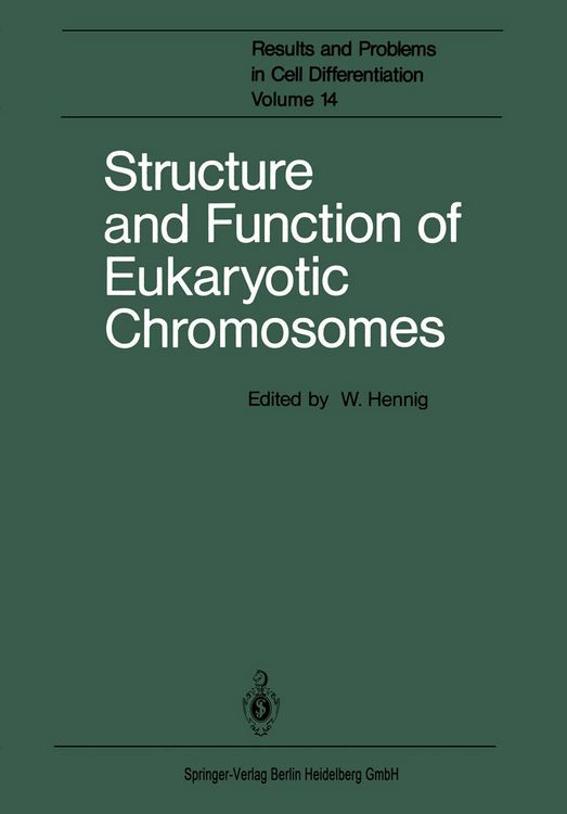Produktbild: Structure and Function of Eukaryotic Chromosomes