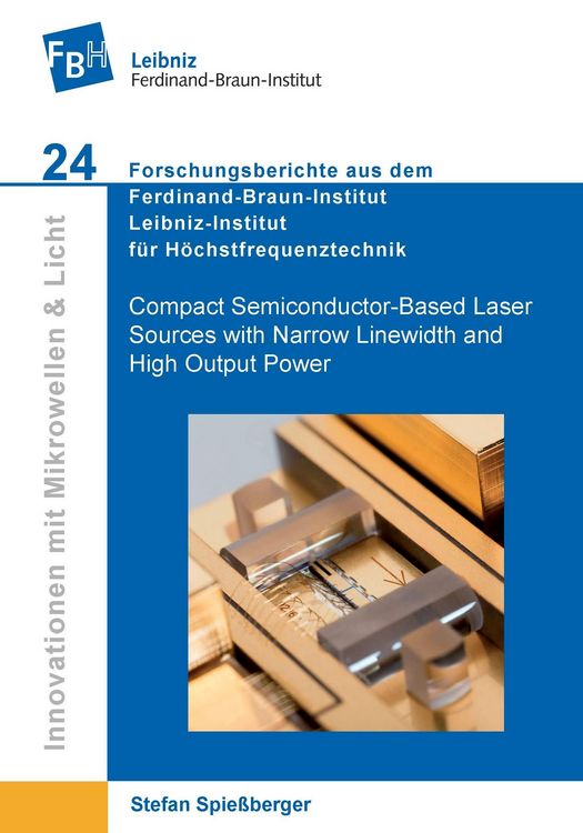 Produktbild: Compact Semiconductor-Based Laser Sources with Narrow Linewidth and High Output Power