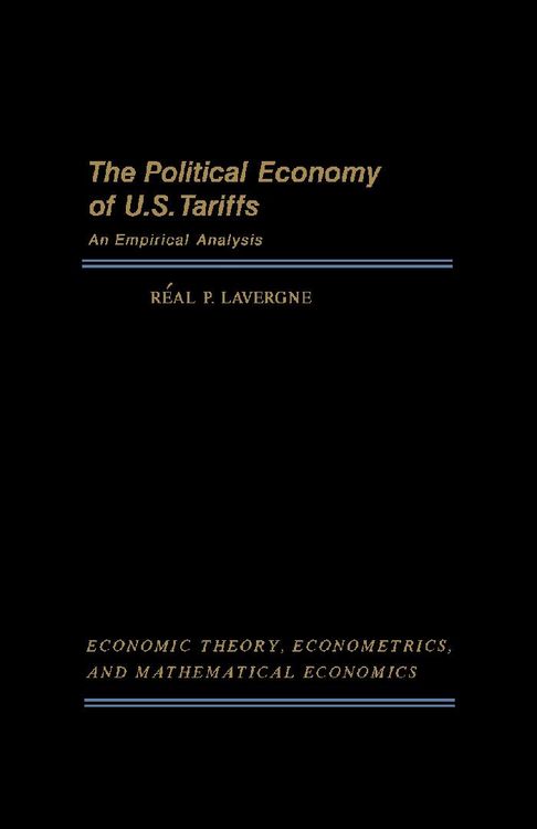 Produktbild: The Political Economy of U.S. Tariffs