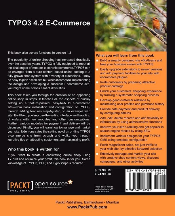 Produktbild: Typo3 4.2 E-Commerce