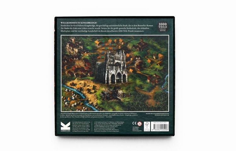 Produktbild: Ken Follett. Ein Kingsbridge-Puzzle in 1000 Teilen