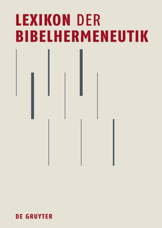 Produktbild: Lexikon der Bibelhermeneutik