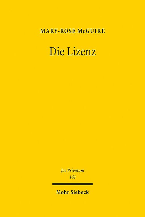 Bild vom Artikel Die Lizenz vom Autor Mary-Rose McGuire