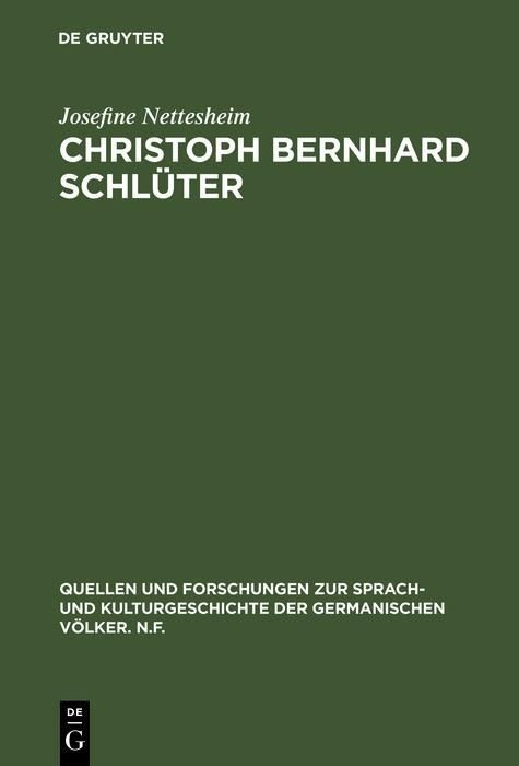 Produktbild: Christoph Bernhard Schl&uuml;ter
