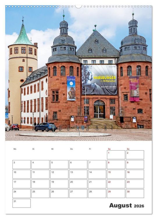 Produktbild: Stadt Speyer - Reiseplaner (Wandkalender 2026 DIN A2 hoch), CALVENDO Monatskalender