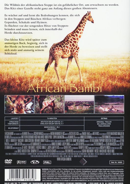 Produktbild: African Bambi - Die wahre "Bambi Story"