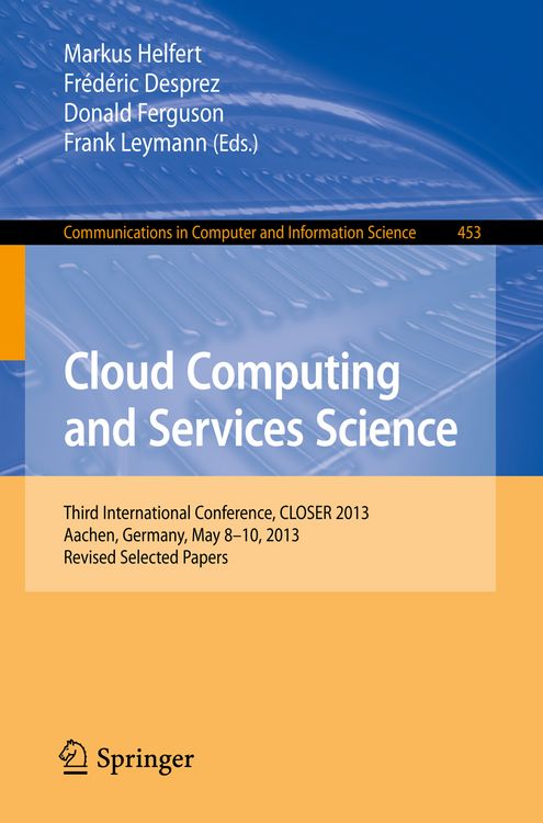 Produktbild: Cloud Computing and Services Science