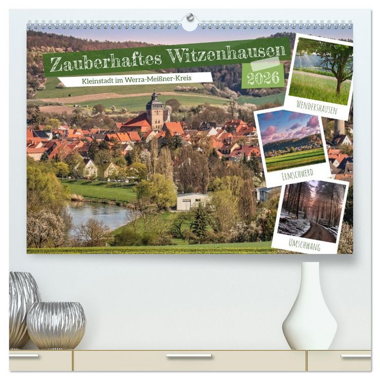 Produktbild: Zauberhaftes Witzenhausen (hochwertiger Premium Wandkalender 2026 DIN A2 quer), Kunstdruck in Hochglanz