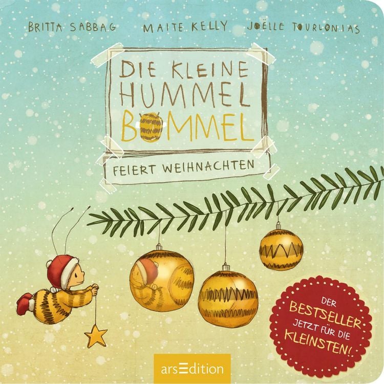 Produktbild: Die kleine Hummel Bommel feiert Weihnachten (Pappbilderbuch)