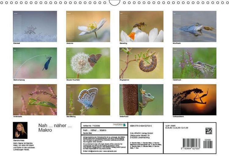 Produktbild: Nah ... N&auml;her ... MAKRO (Wandkalender immerw&auml;hrend DIN A3 quer)