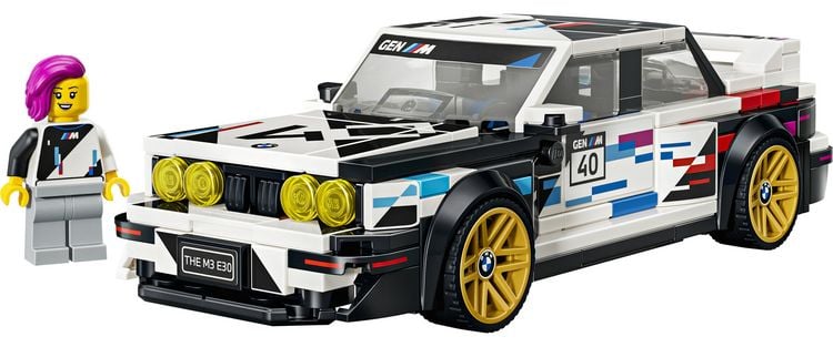 Produktbild: LEGO Speed Champions 77263 BMW M3 (E30), Bauset, BMW-Spielzeugauto mit 1 Minifigur