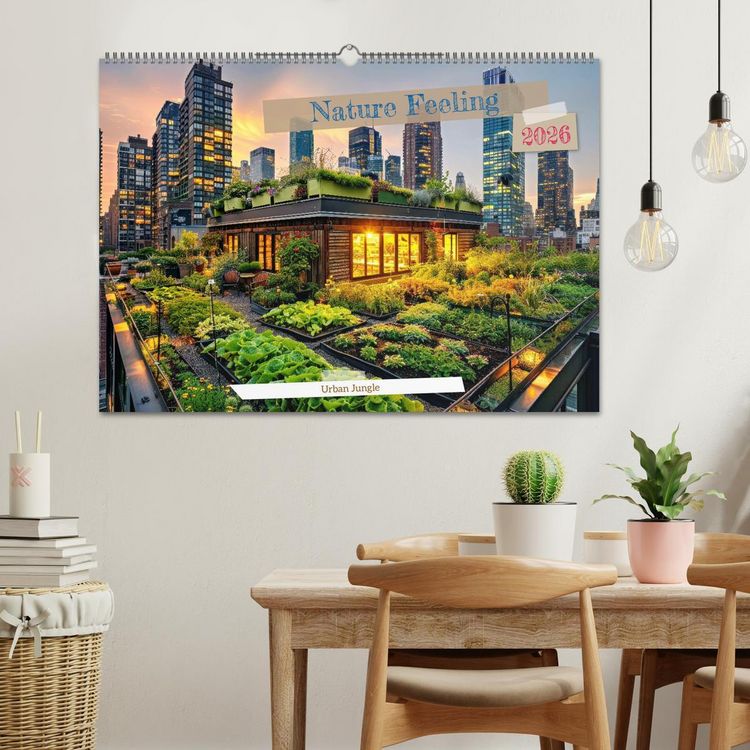 Produktbild: Nature Feeling - Urban Jungle (Wall Calendar 2026 DIN A2 landscape), CALVENDO 12 Month Wall Calendar