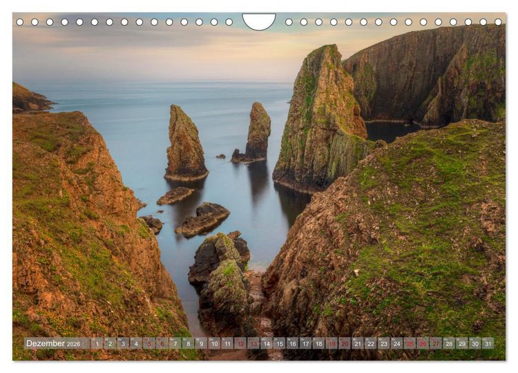 Produktbild: Wildes Shetland, die Wikinger-Inseln am Rande der Welt. (Wandkalender 2026 DIN A4 quer), CALVENDO Monatskalender