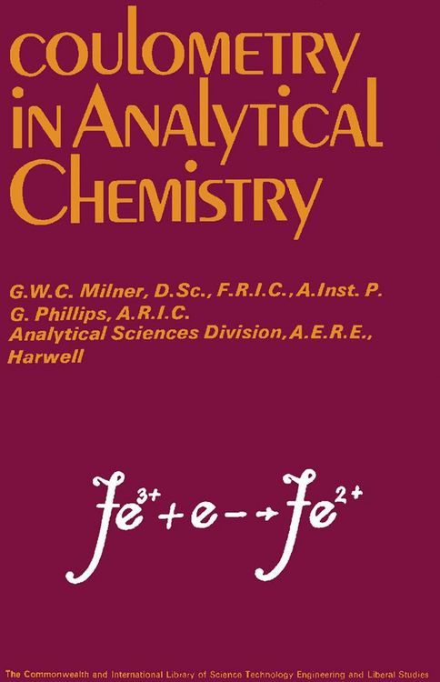 Produktbild: Coulometry in Analytical Chemistry