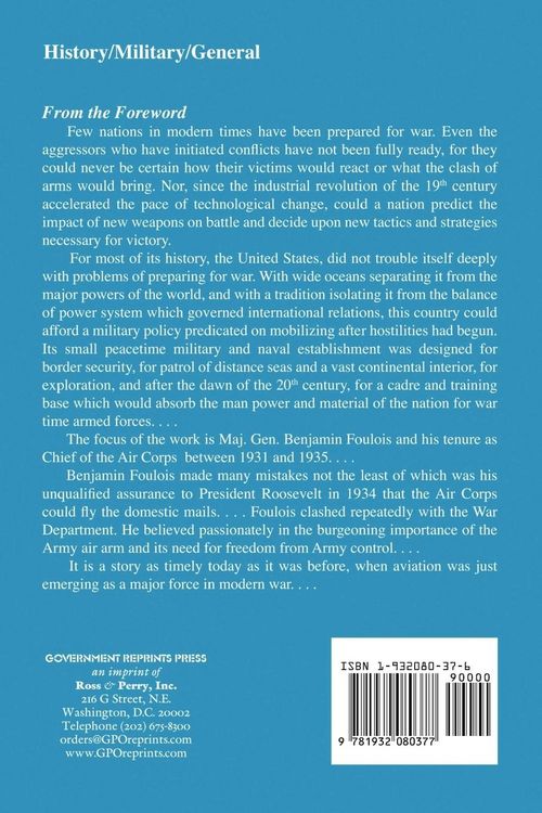 Produktbild: Foulois and the U. S. Army Air Corps