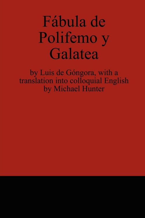 Produktbild: Fabula de Polifemo y Galatea