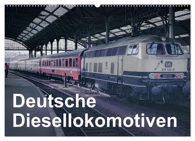 Produktbild: Deutsche Diesellokomotiven (Wandkalender 2026 DIN A2 quer), CALVENDO Monatskalender