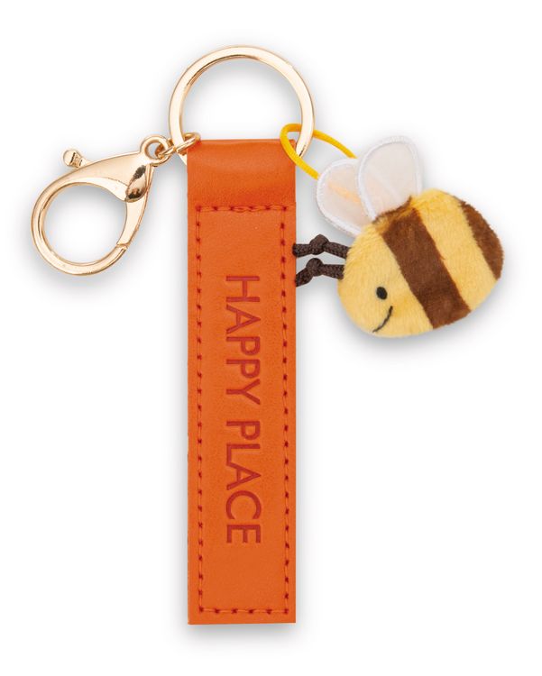 Produktbild: Schl&uuml;sselanh&auml;nger Happy Place Kunstlederband