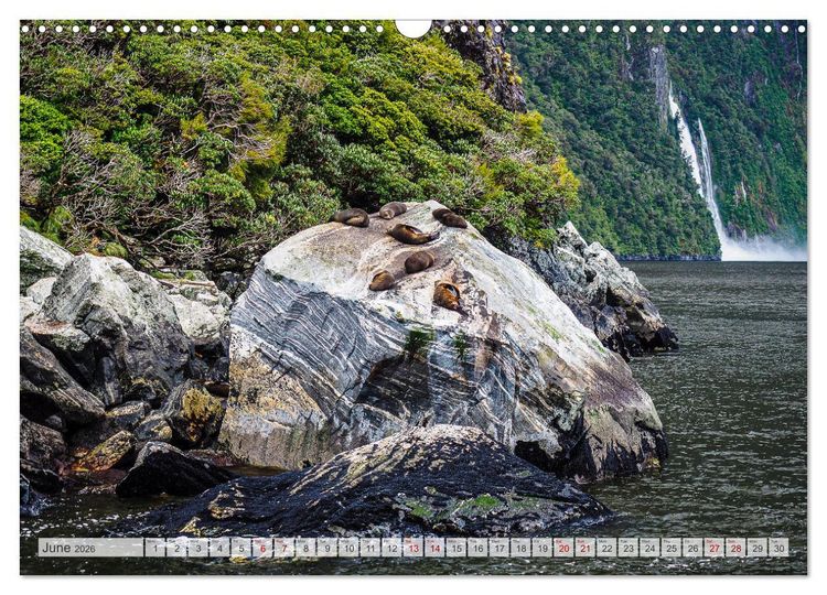 Produktbild: Breathtaking New Zealand (Wall Calendar 2026 DIN A3 landscape), CALVENDO 12 Month Wall Calendar