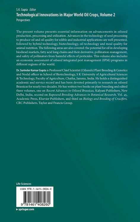 Produktbild: Technological Innovations in Major World Oil Crops, Volume 2