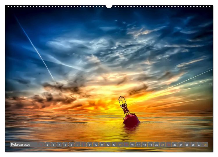 Produktbild: Friesland, verzauberte Landschaft an der Nordsee (Wandkalender 2026 DIN A2 quer), CALVENDO Monatskalender