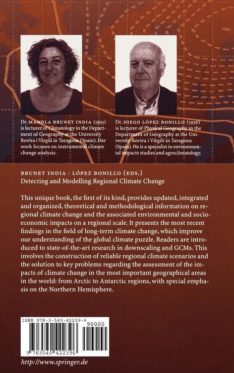 Produktbild: Detecting and Modelling Regional Climate Change