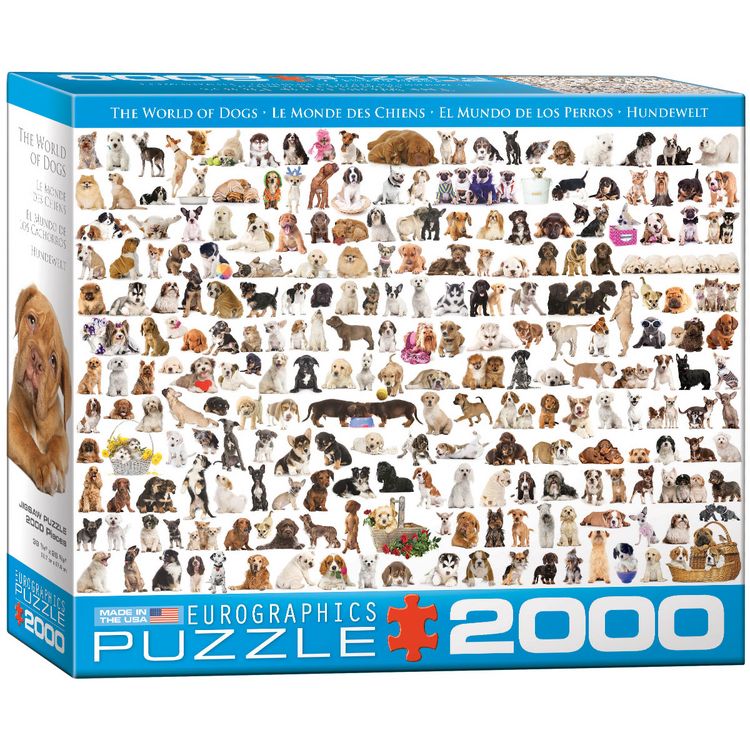 Produktbild: Puzzle 2000 Teile - The World of Dogs